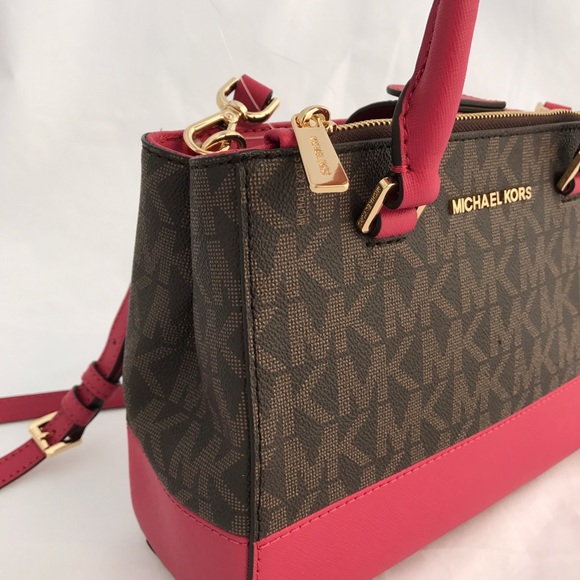 Michael Kors Kellen XS Satchel Lipstick Pink - Picture 3 of 8